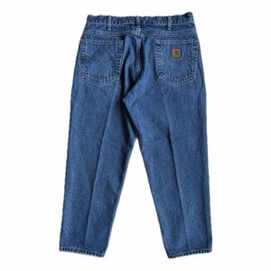 Carhartt Relaxed Fit Men's Blue Jeans — Size 35x28